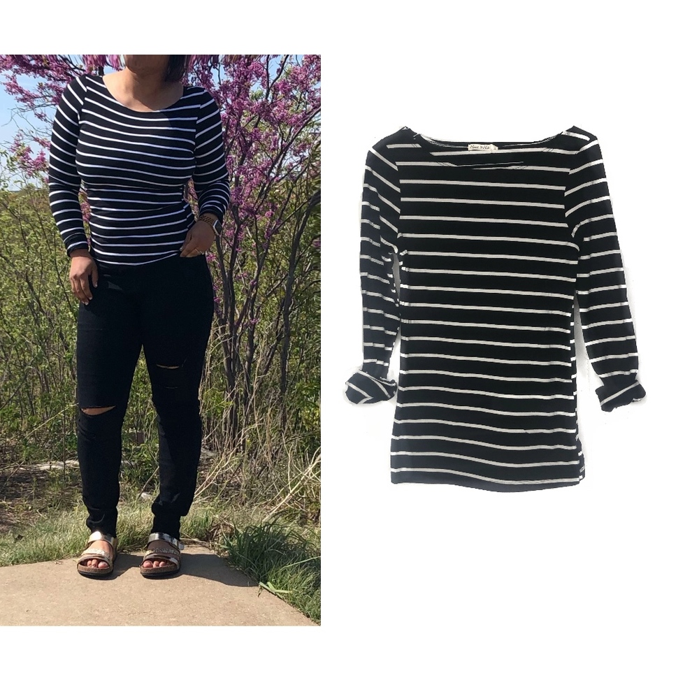 Boat Neck Long Sleeve